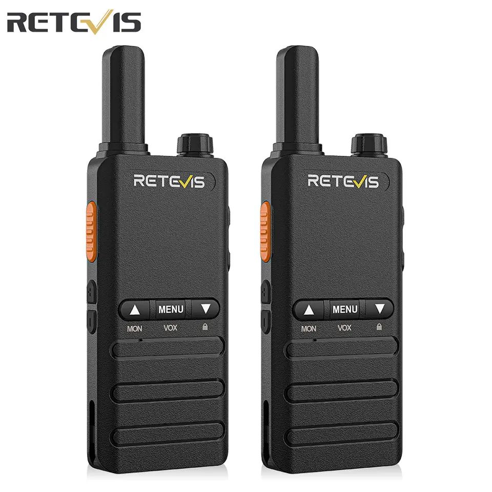 Retevis B3B B63B 15mm Ultra-thin Mini Walkie Talkie Type C Charge VOX Walkie-talkies PMR/FRS Profesional Portable Two-way Radio