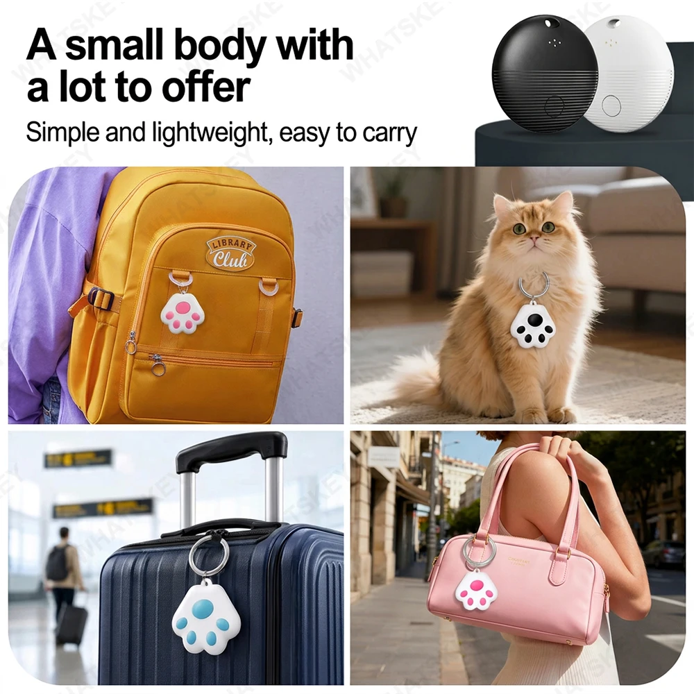 Silicone Case for Google Airtags Cover Protective Shell GPS Tracker Accessories Anti-scratch Sleeve Keychain For Pet Wallet Bicy