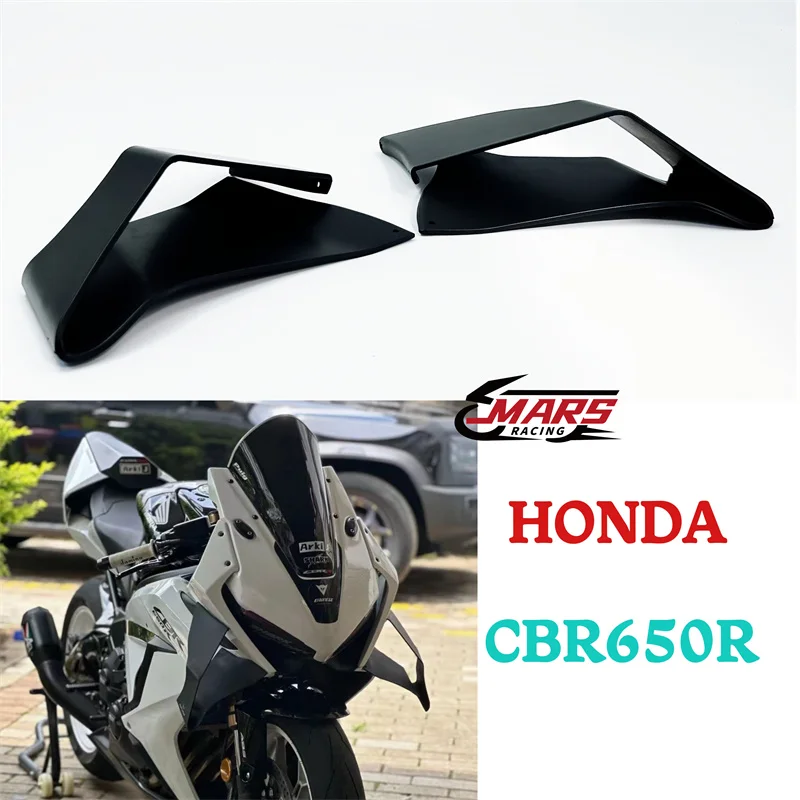 

Fits For HONDA CBR650R cbr650r 2019 - 2024 Motorcycle Accessories Downforce Naked Side Spoilers Aerodynamic Wing Deflector