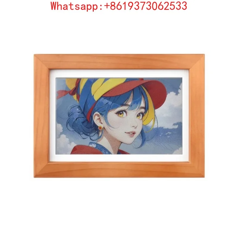 

ESP32-S3-PhotoPainter 7.3inch E6 Full Color E-paper Display with Solid Wood Photo Frame Ultra-long Standby 800 * 480 Resoluti