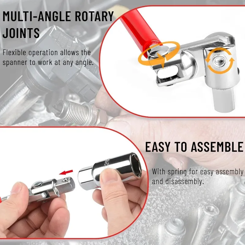 مجموعة شياف كانديلا 16/18/21 ملم شيافي إنجليسي، شياف يونيفرسال لكل أوتو إي موتو شياف كانديل أوتو لكل لا ريموزيون دي كانديل