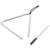 Children's Instruments Triangle Music Toy Crisp Sound Easy To Play Lightweight Percussion For Classroom Learning Activities
