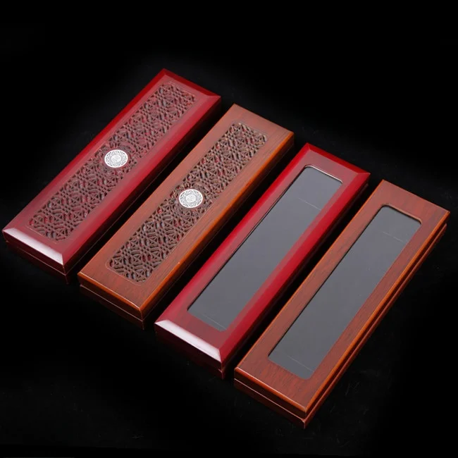 

Wooden Storage Box for Wooden Buddha Beads Bracelet Star Moon Padauk Long Chain Jewelry Gift Paaging Box Faion Accories