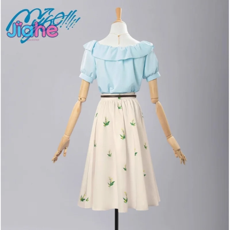 БанГ-мечта! Это МиГО!!!! !Soyo Nagasaki Косплей Соyorin Костюм Хэллоуин Минималистский колледж Платье Пояс Рубашка Ожерелье Униформа