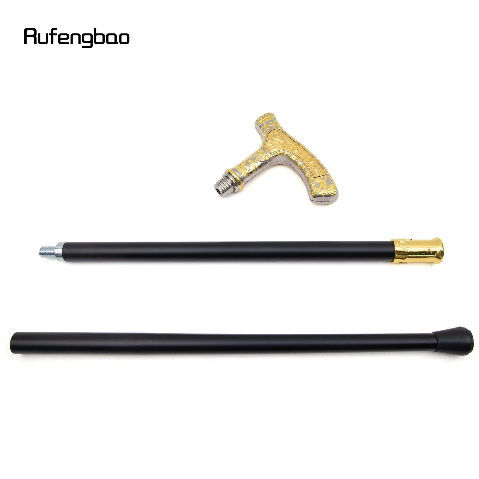 Golden White Lion Luxury Walking Stick Stage Cane Decorative Stick Decorative Cane  Cosplay And Parties, For Cosplay & Party