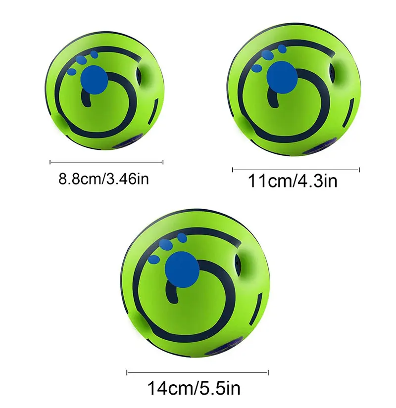 Wobble Wag Giggle Glow Ball, interaktives Aufmerksamkeitsspielzeug für Hunde, lustiger Giggle-Sounds-Ball, wenn gerollt oder schüttelt ist für den Spaß von Hunden – Detail 2