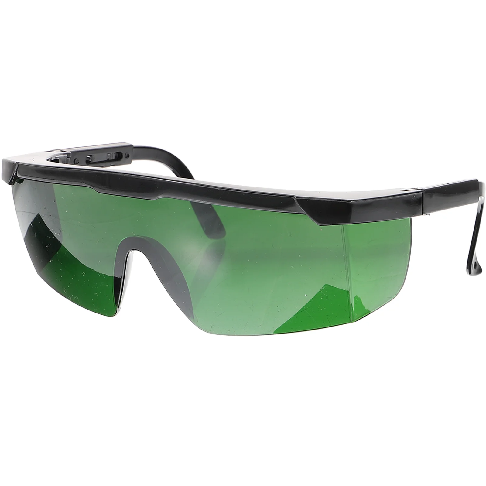 Safety Glasses Black Frame Green Lens Welding Dust-proof Fine Workmanship Goggles for Men PC Protective