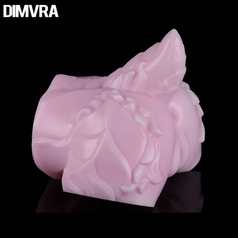 DIMVRA Sakura Anime Dragon Buttocks Masturbator Soft touch, pink hole, male molded sex toy. view 5