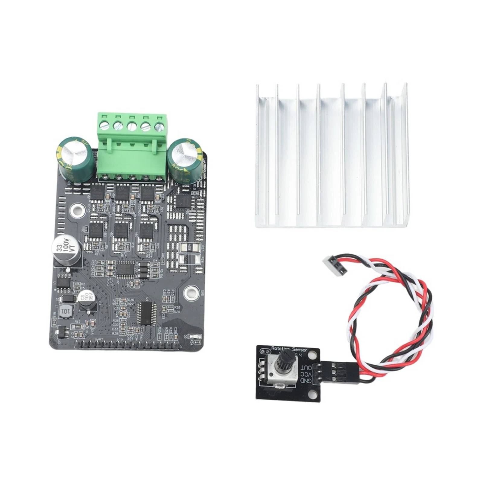 6-80V Three-Phase For BLDC Motor Driver 50A 1600W Output for Industrial Automation Hydraulic Pumps Lawnmowers and Sprayers