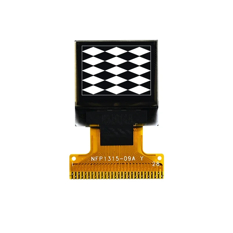 (2 unidades) display OLED de 0,66 polegadas com resolução 64 * 48 driver SSD1315 compatível com soldagem de luz branca SSD1306 de 28 pinos
