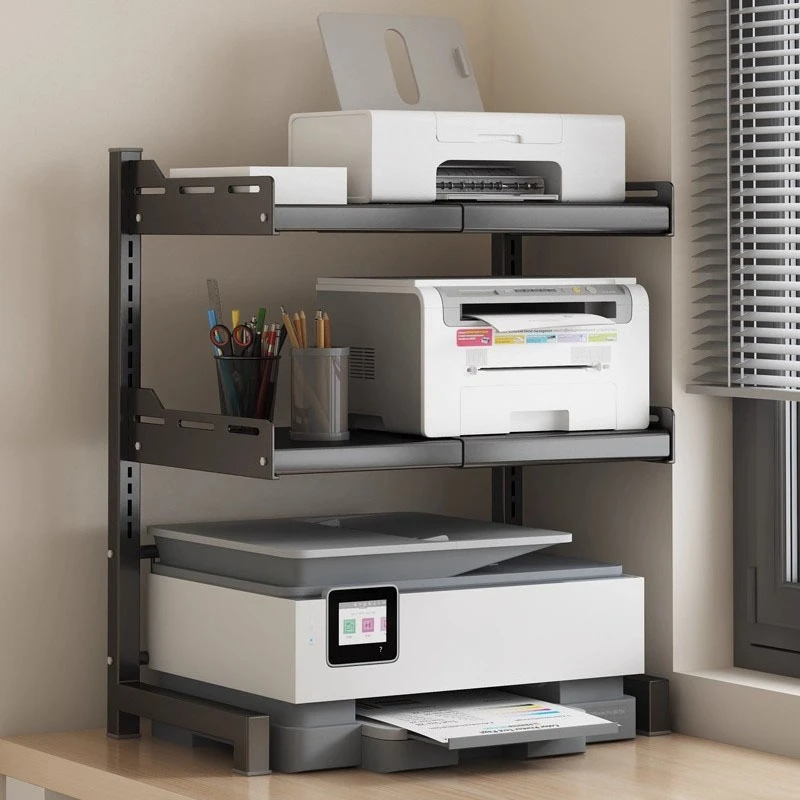 رف الطابعة، رف ناسخة مزدوج الطبقة لسطح المكتب