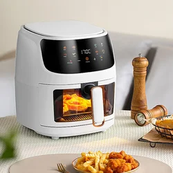 manufacturer Wholesale Oil Free Cooking Hot Sale Home Appliance New Arrivals Electric Air Fryer glass 6L Oven