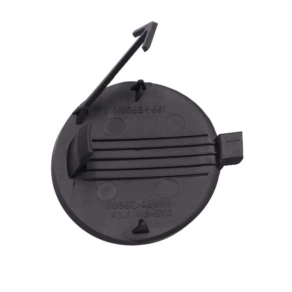 Part Cap Cover Bumper Cap Cover Fit For Hyundai Santa Fe Plastic Tow Hook 2007-09 86667-2B000 Black Replacement