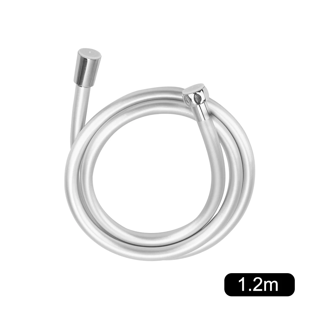 GI/2 Universal Interface Flexible Anti Winding 1.2/1.5/2m PVC Handheld Shower Hose Bathroom Accessories High Pressure