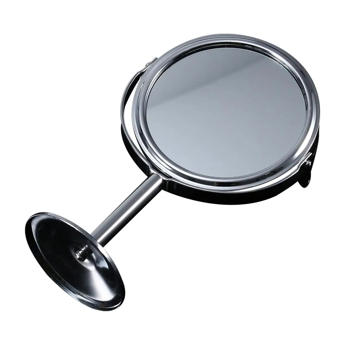 

Vanity Mirror with Mounted Magnified Desk Magnifier Double Side Rotary Travel