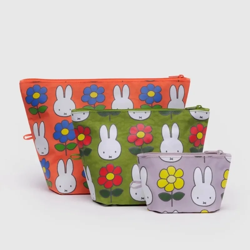 Miffy Cosmetic Bag 3-piece Set High-value Digital Cartoon Printed Men's and Women's Portable Wash Multi-function Storage Bag view 2