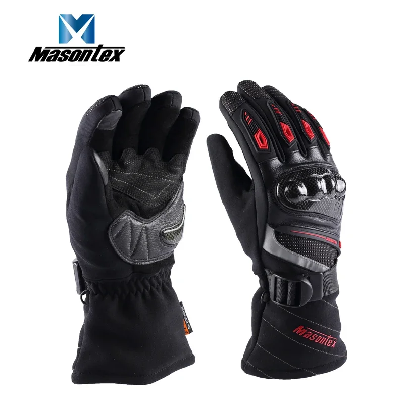 

Masontex Motorbike Gloves Autumn Winter Touch Screen Waterproof Windproof Anti-Fall Keep Warm Motorcycle Outdoor Riding Gloves