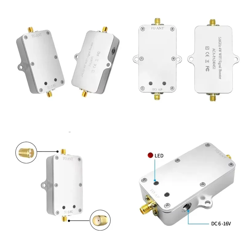 for 4W 36dBm WiFi Signal Booster 2.4G 5.8G Bi-directional Amplifier Long  Expander  Drone  Remote Control