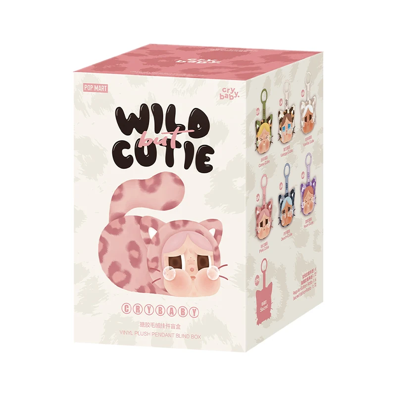 POP MART CRYBABY Wild but Cutie Series - Vinyl Plush Pendant Blind