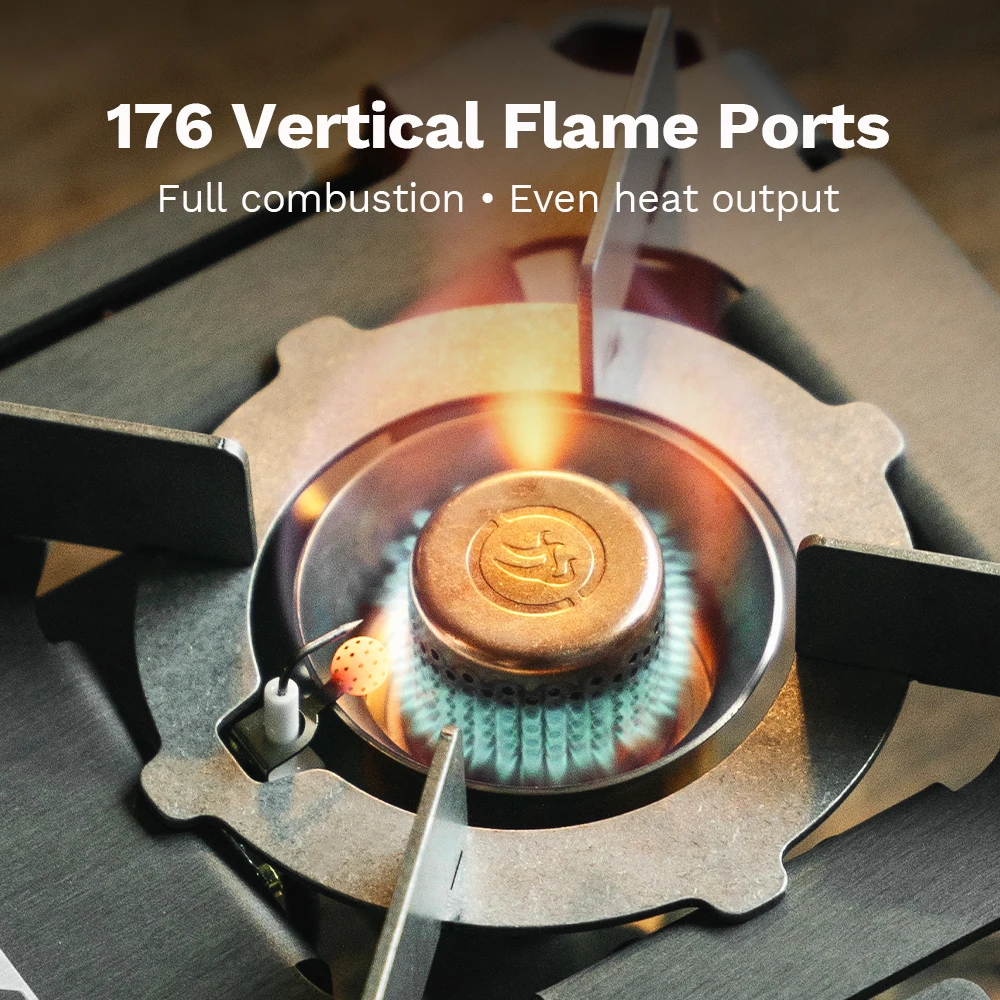 Ultra-Light Butane Camp Stove with Piezo Ignition