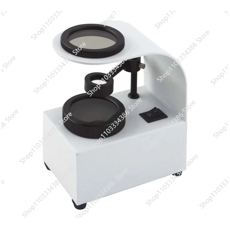 Gemstone Testing Identitication Table Gem Jewelry Polariscope Glass Stress Meter Lens Stress Detector with Polarized Light