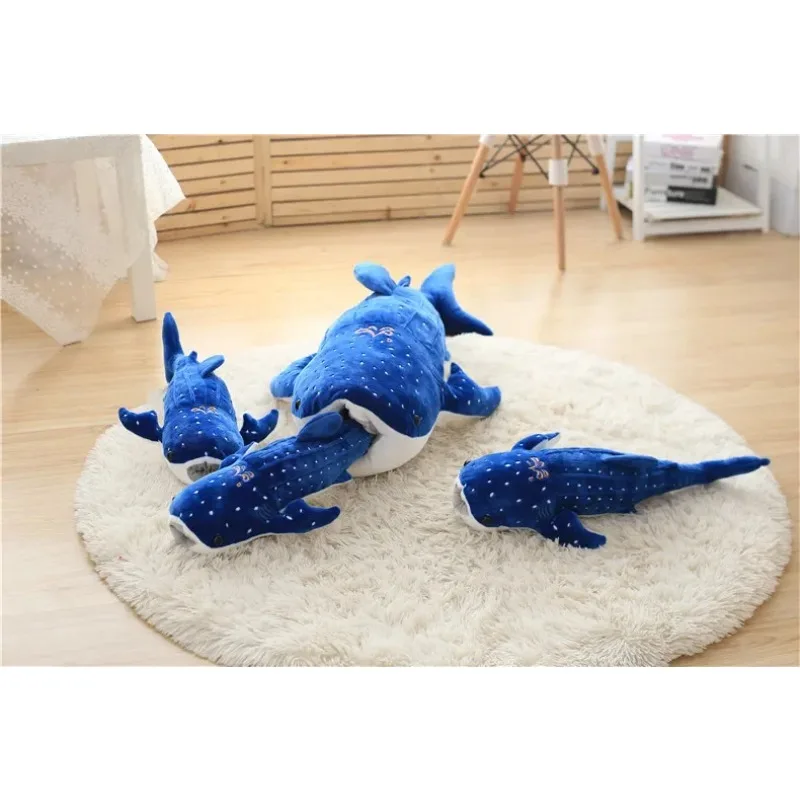 

50 см ~ 150 см Реалистичная китовая акула, плюшевая игрушка, животные, синий кит, кукла, мягкий диван, автомобильная подушка, декор комнаты, украшение для детей, подарок для взрослых