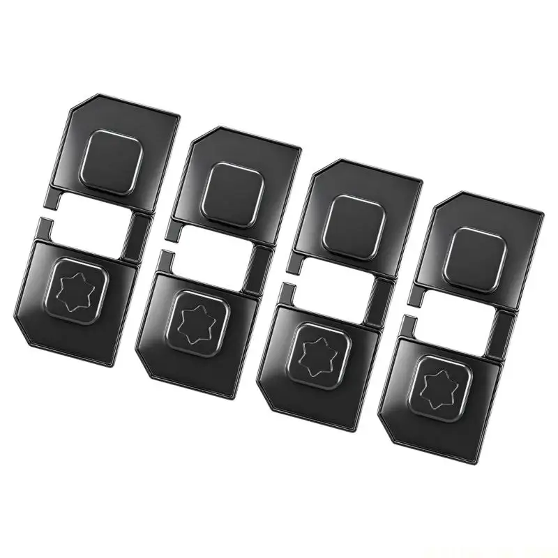 J0MA 4-Piece Car Door Check Cover Set, Flexible Black PU Construction with a Formed Profile for Dust Coverage and