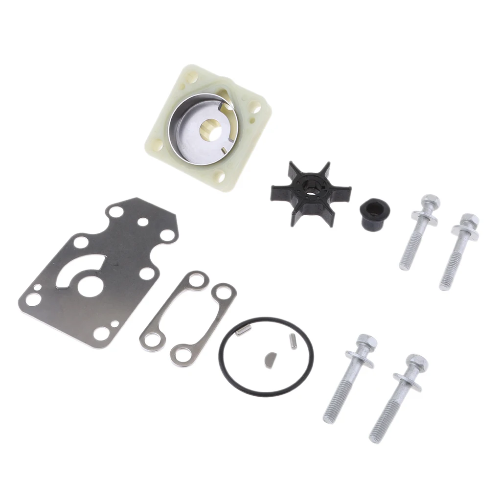 

Boat Water Pump Impeller Repair Kit for Yamaha F15-F20 Outboard Pump 6AH-W0078-00-00 Higher Flow Rates & Cooling Flow