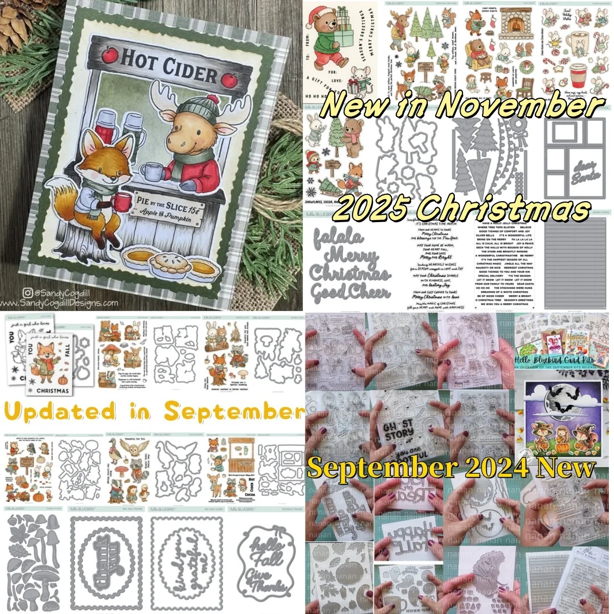 عيد الميلاد يهتف الكلمات شجرة ليلة مزرعة واضح Stamps والمعادن قطع يموت DIY بها بنفسك سجل القصاصات مذكرات الديكور النقش قطع قالب