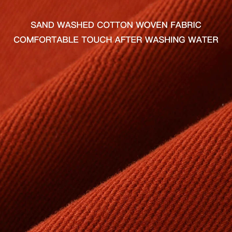 MOVEUP 100% Cotton Washed Casual Trousers 2026 Winter Diagonal Seam Cutting Pocket Pants Loose Straight Wide Leg Pants 3ELD20127