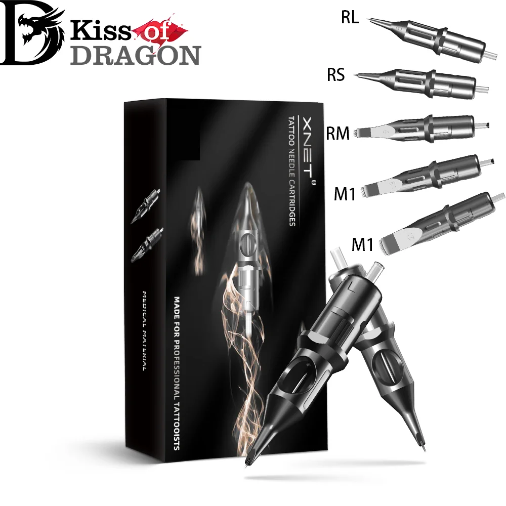 

10 шт., иглы для тату-картриджей RL RS RM M1, одноразовые стерилизованные безопасные иглы для макияжа, принадлежности для татуировок, иглы для татуировок