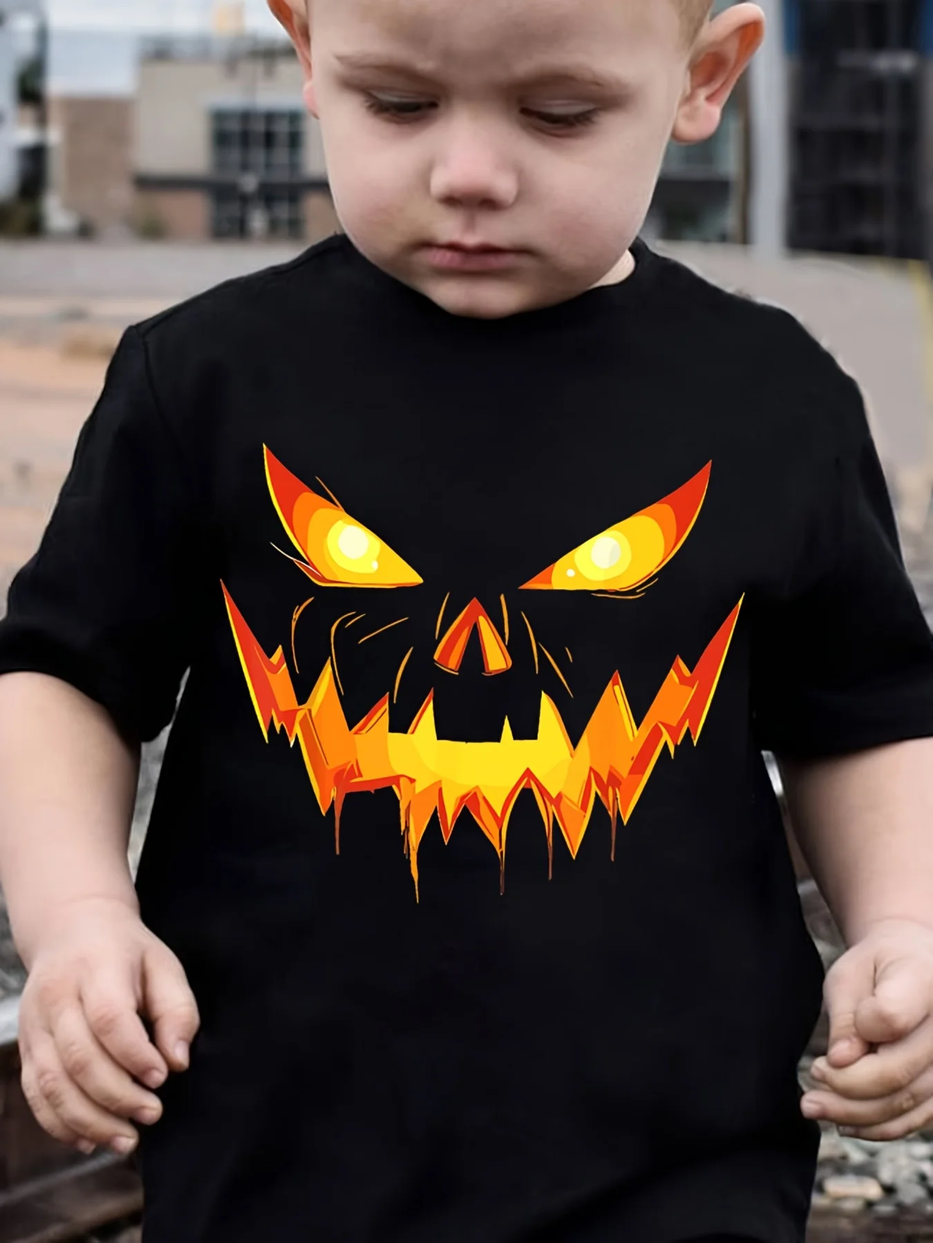 Children's Halloween T-Shirt 3D Print Funny Tops Festival Short Sleeve Baby Clothes 2-10y Halloween Gift for Boys Girls Clothing