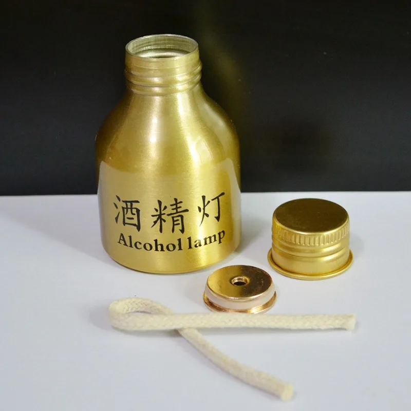 Portable Leak-Proof Alcohol Lamp Mini Chemical Experiment Tool Metal Tube Heating Medical Acupuncture Sterilization Compact