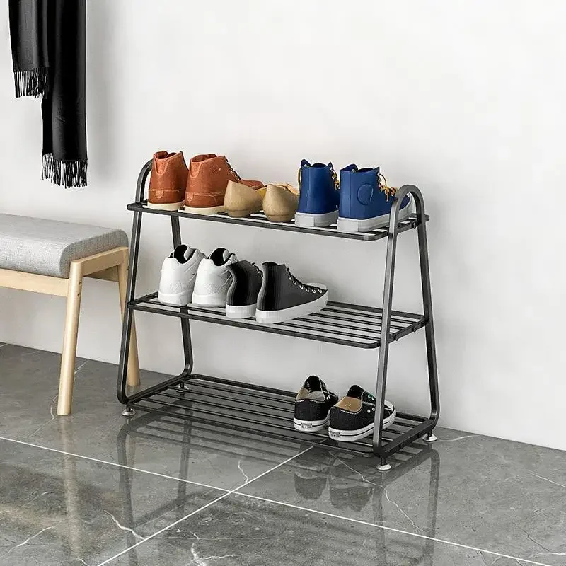 

Simple Nordic Shoe Rack Simple Doorstep Light Luxury Storage Exquisite Household Economical Multi-layer Dustproof Shoe Cabinets