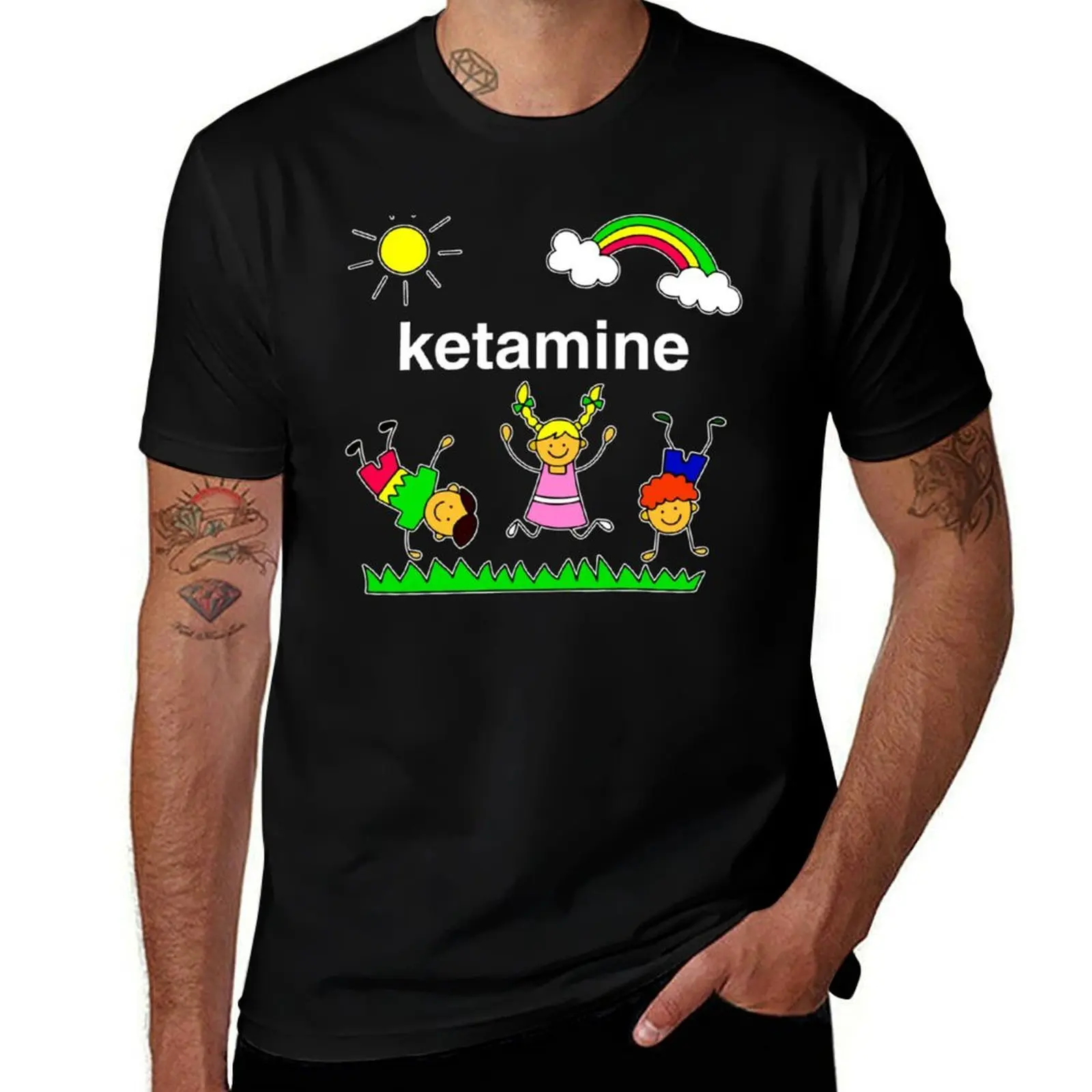 

Ketamine T-Shirt t shirts for man graphic funny t shirt for man 100 percent cotton T-Shirt