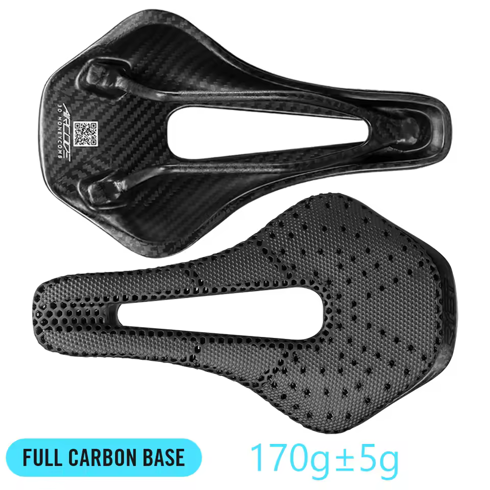 RYET AIRCODE 3D Printed Saddle Review, Full Carbon Bike Seat for Road and MTB Riders image 10