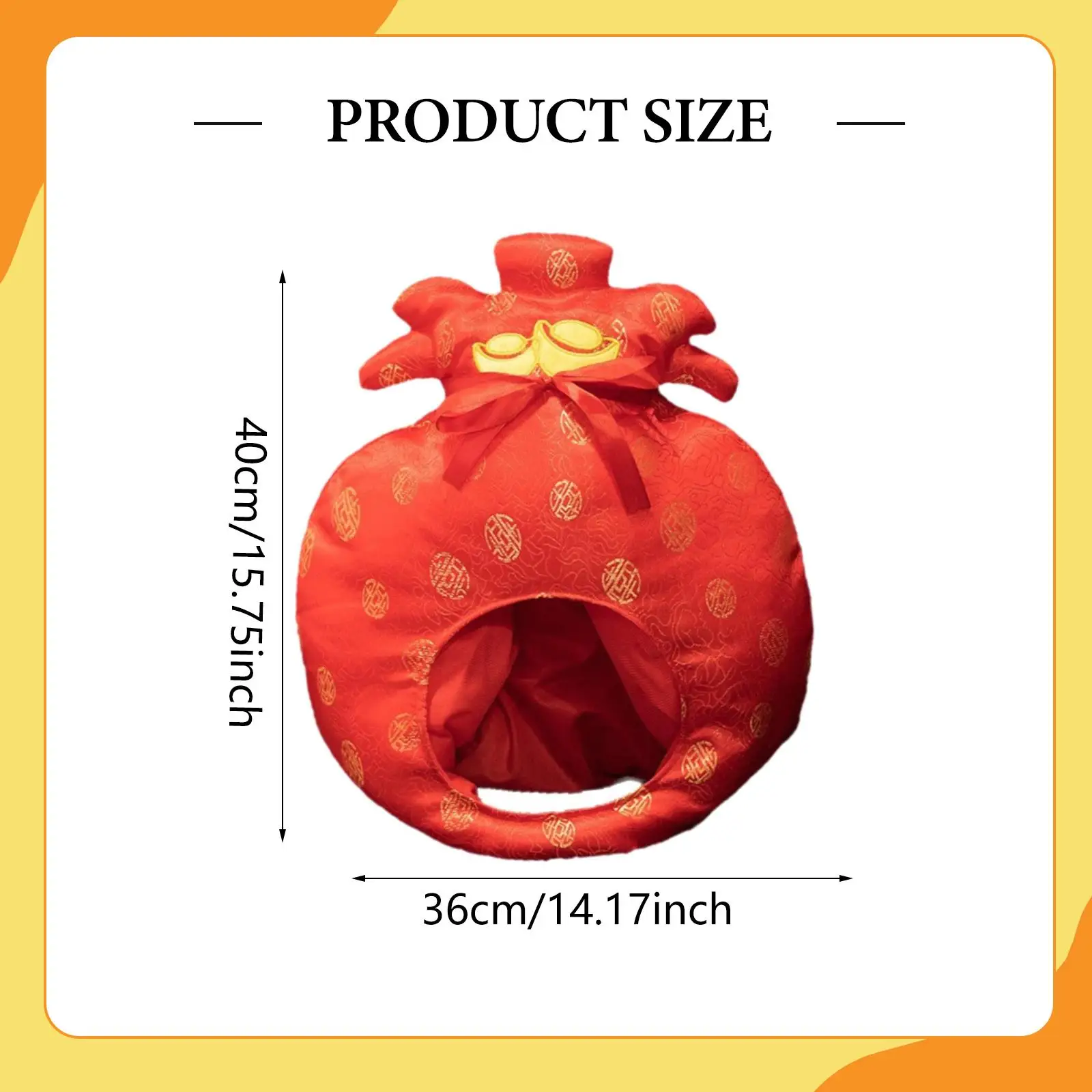 Saco de sorte de pelúcia chapéu macio novidade chapéu fantasia vestido chapéu para crianças meninos meninas