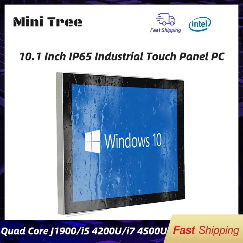 Miglior pannello PC industriale da 10.1 ''IP65 Intel Core i5 4200U 4500U Computer All-in-One CapacitiveTouch Screen 2LAN 2COM HDMI LCD