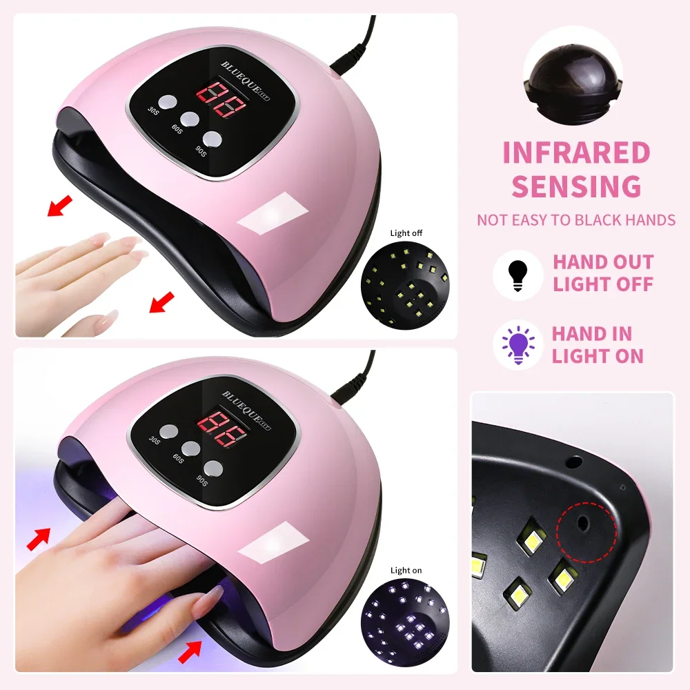 Nail UV Dryer Machine Professional 24 LED UV Manicure Lamp Home Use Nail Lamp For Drying Polish Varnish With USB Cable