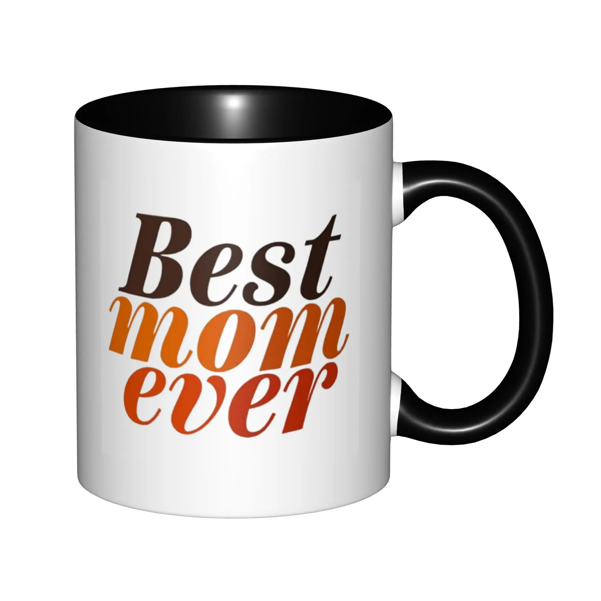 

Worlds Best Mom Ever for Mother Mugs With Black Handle Birthday Coffee Mugs Ceramic Tea Cups 11oz