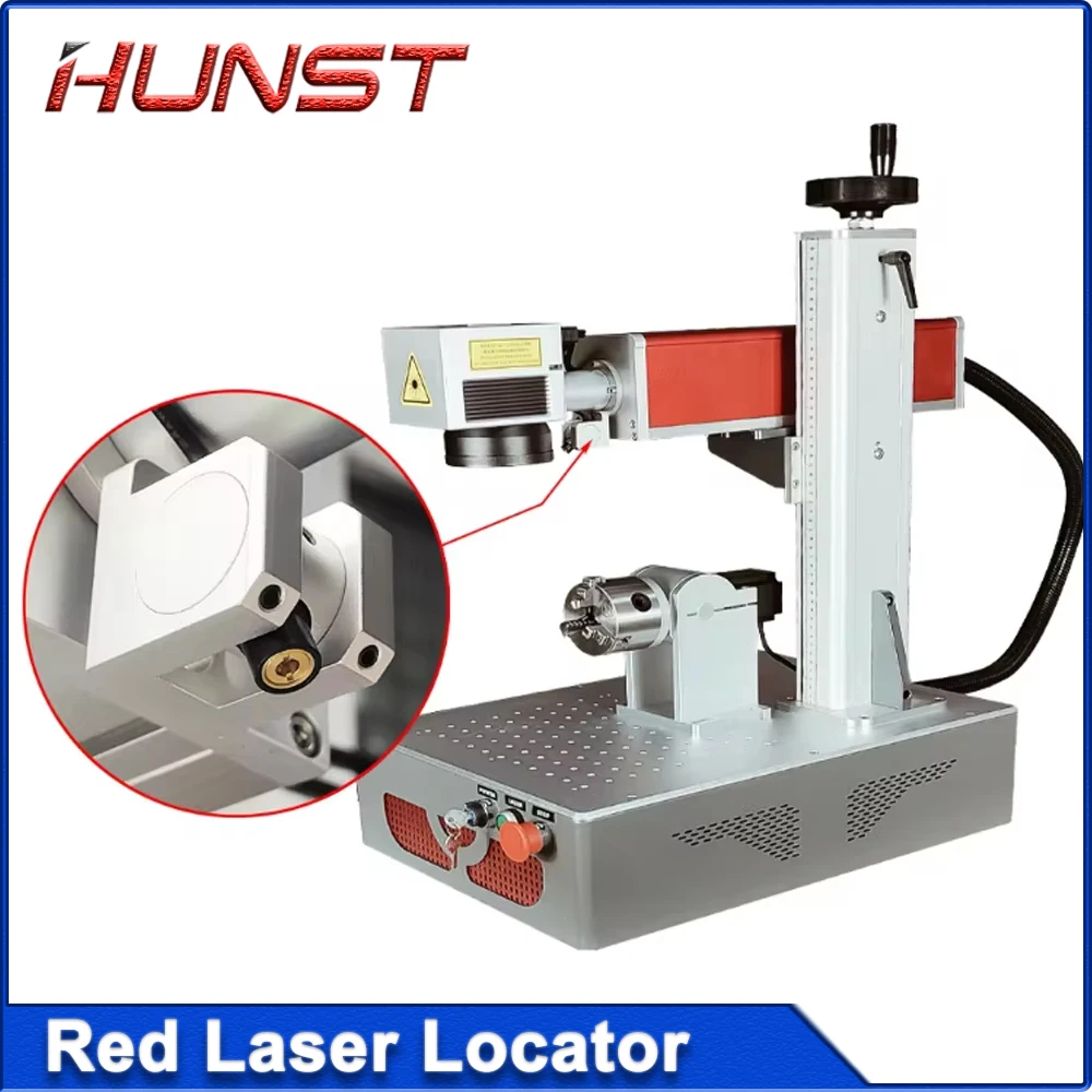 Hunst Laser Modul Red Laser Locator Teil Werkzeuge Durchmesser 12 mm Lichthalter für CO2 UV Fasermarkierungsmaschine