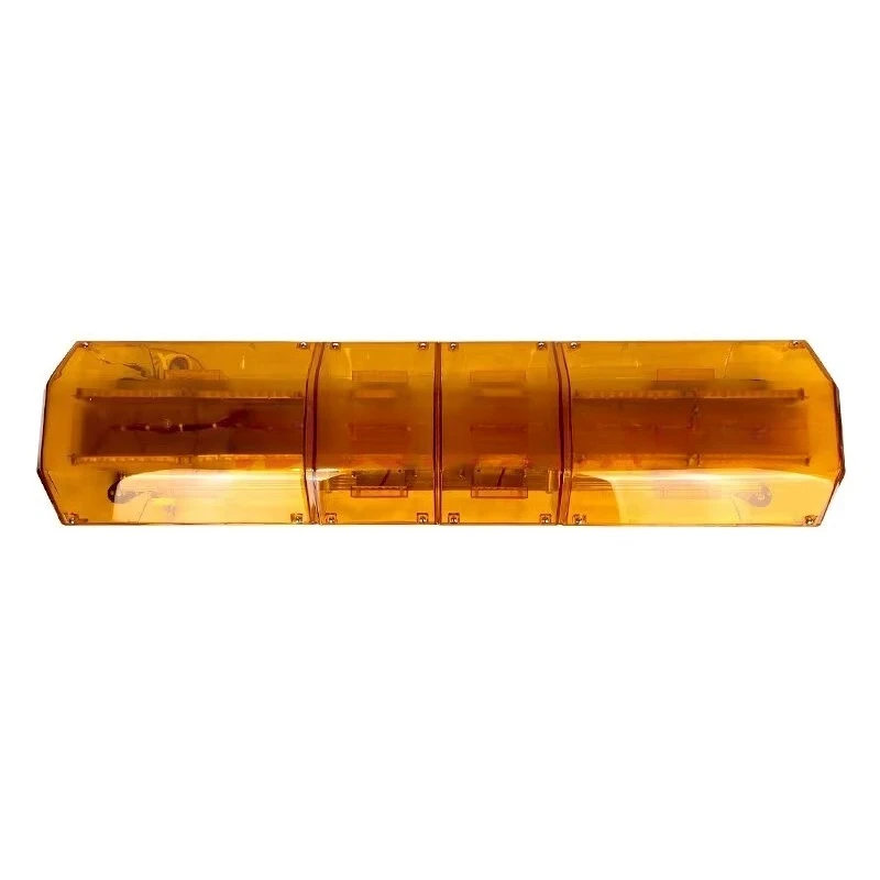 Construction vehicle obstacle rescue rescue vehicle overhead amber long row of light bar warning strip