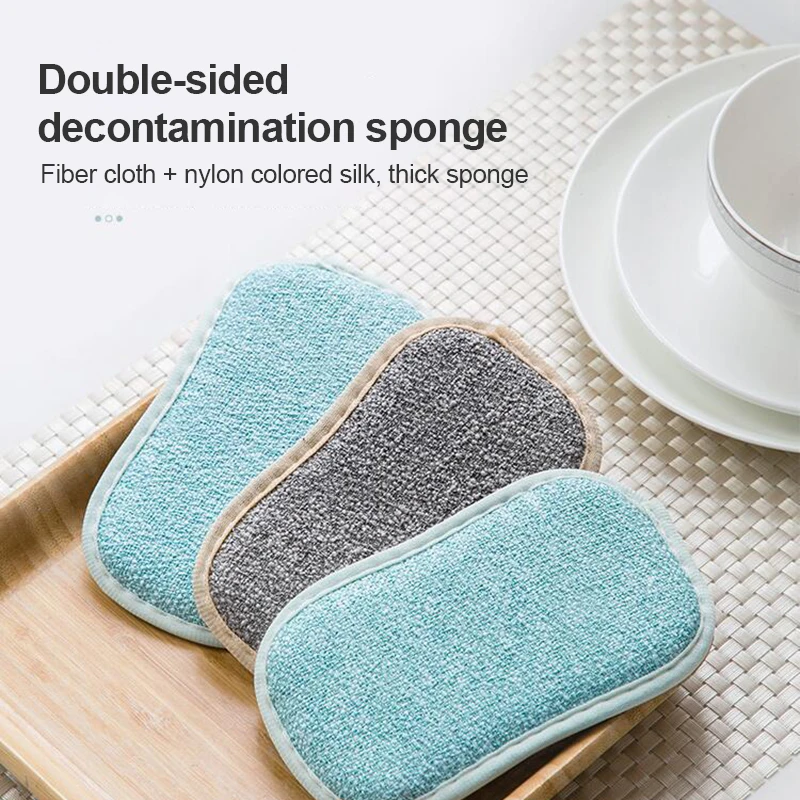 Youpin Double-Sided Dishwashing Brush JORDAN & JUDY Decontamination Water absorption and oil absorption Easy To Clean