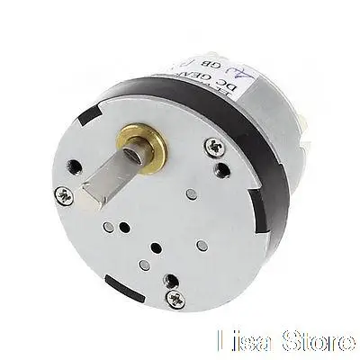 40GB 40mm Gear Box DC 12V 7/130/200RPM Output Cylindrical Electric Speed Reduce Geared Motor