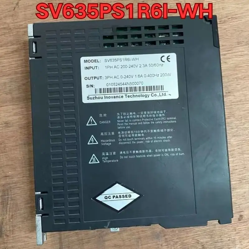 Second-hand SV635PS1R6I-WH servo drive function test is normal The latest quotation in November 2025