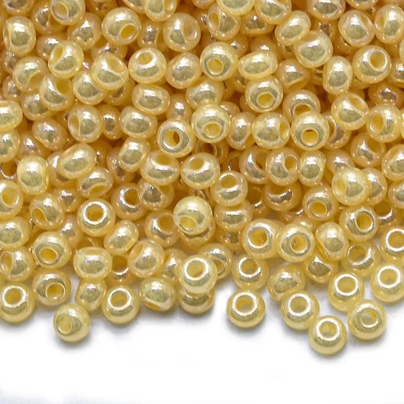 PRECIOSA Pearl Color  Round Beads Solid Color Czech Republic Glass Seed Beads for Jewelry DIY Making