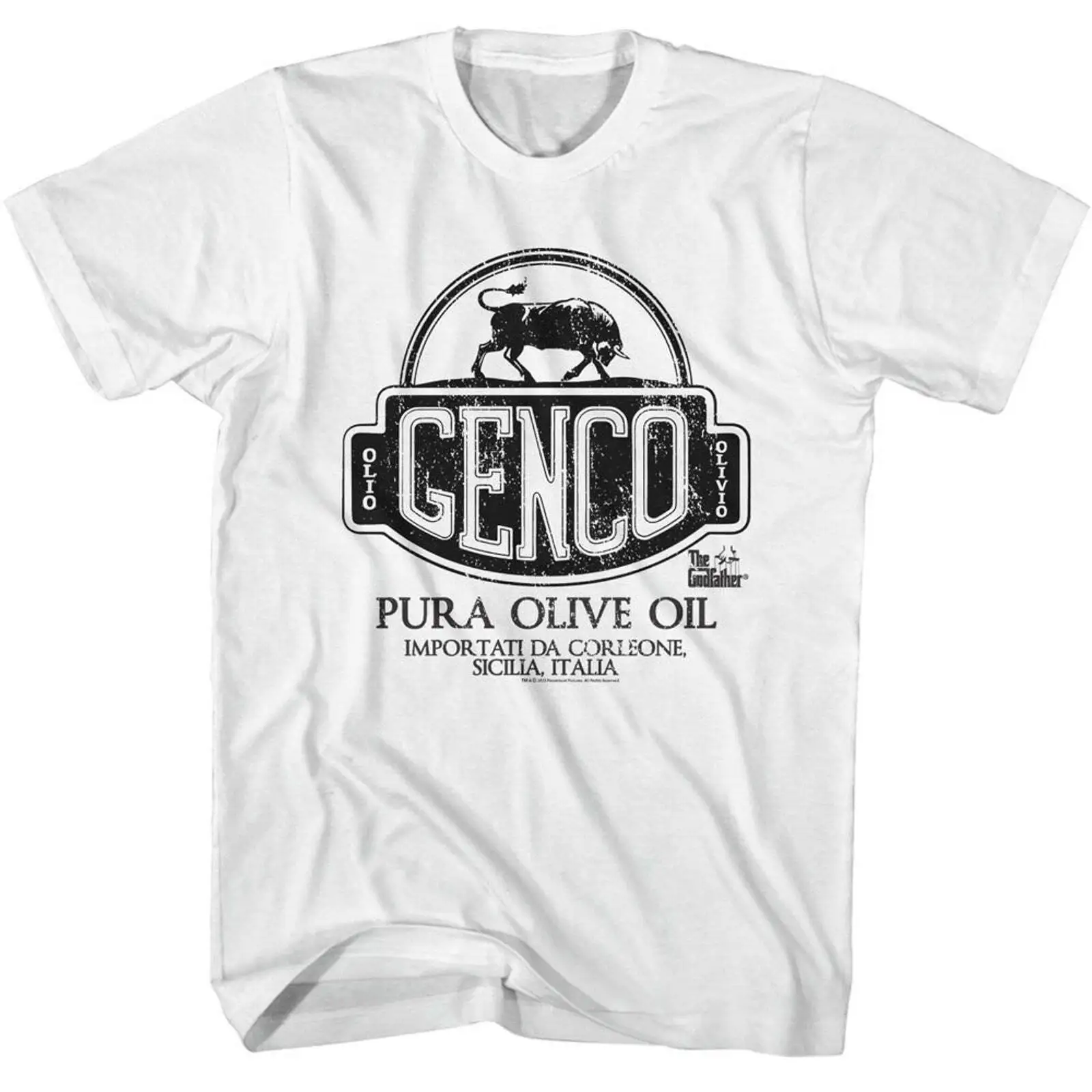 The Godfather Genco Pura Olive Oil White T Shirt