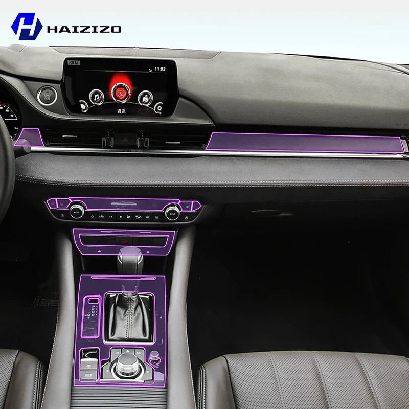 

Для Mazda 6 2020-2025 автомобильный GPS-навигационный экран из ТПУ, прозрачный, против царапин, ЖК-экран с цветочным управлением, аксессуары для ремонта PPF