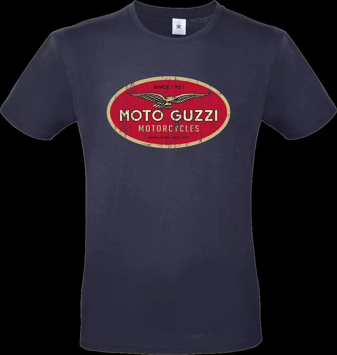 Vintage Moto Guzzi Men's T-Shirt Gift Idea Vintage Italy T-SHIRT Cotton Short Sleeve Men's and Women's T-shirt Streetwear