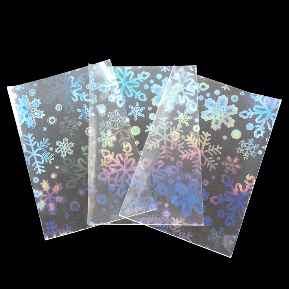 100PCS AEGIS GUARDIAN Holographic Card Sleeve for-Mtg  Yugioh Deck Protector KPOP Photocard Barrier Binder